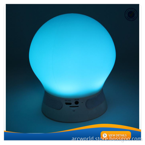 AWS1168 2015 New Design Hands-free APP Super Mini Speaker Bluetooth With LED Light